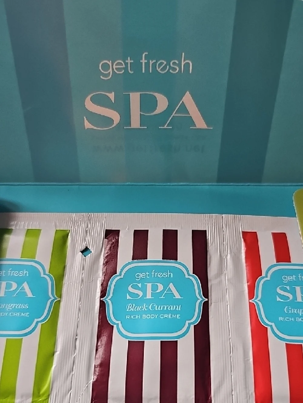 New Vintage Get Fresh Fragrance Sampler Set Rich Body Crème Lemongrass Starfruit